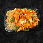 Best C22. Hot & Spicy Chicken (Special Combination Plate) 干烧鸡 in Avondale, PA